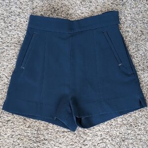 H&M High Rise Blue Shorts
